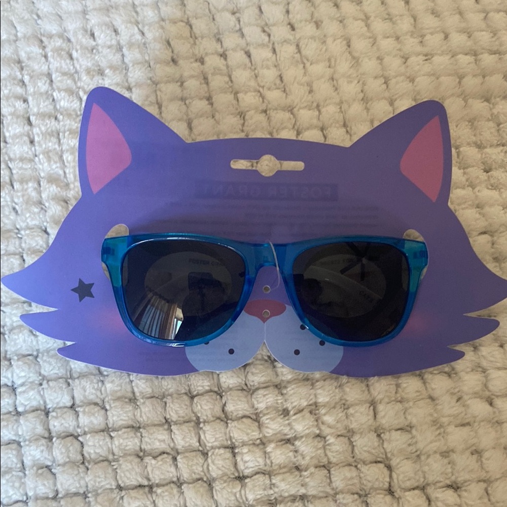 Playful Blue Cat Sunglasses